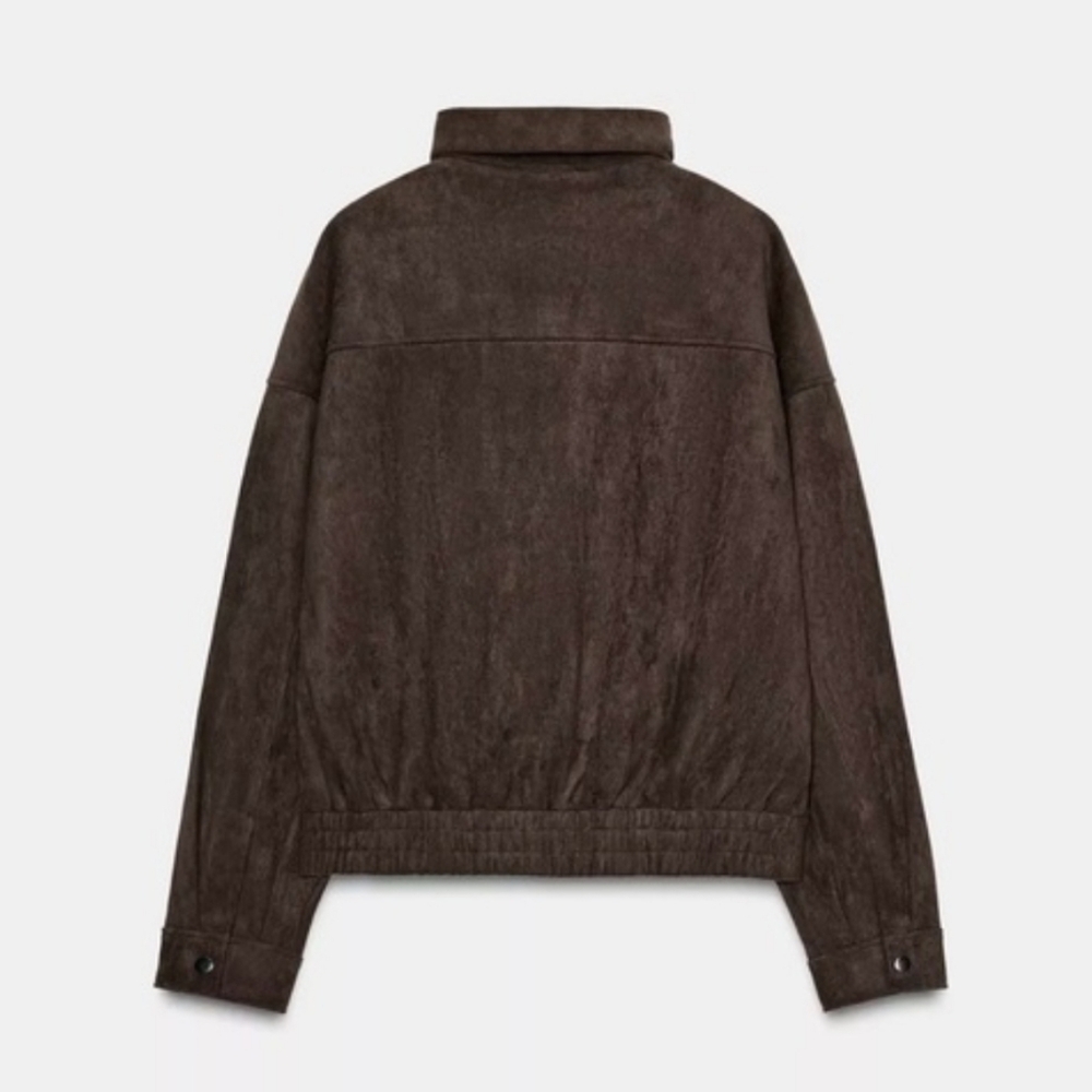 Zara Brown Utility Jacket - Picture 6 of 16